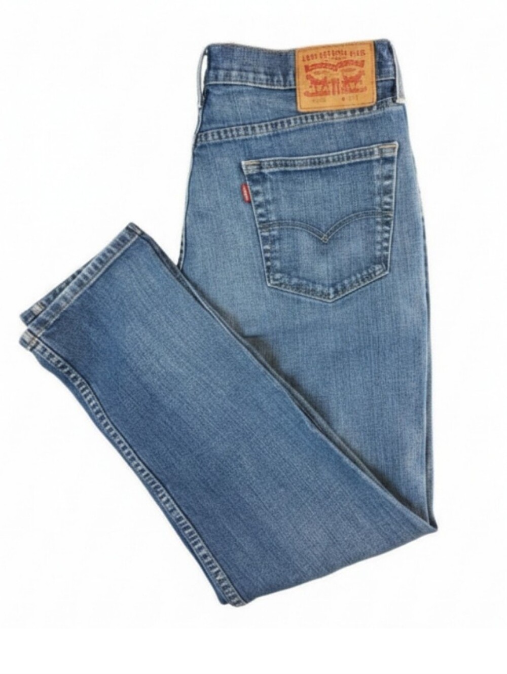 Levi's 511 Slim Fit Men's Jeans 34x30 Blue Denim 2014 Vintage Wash